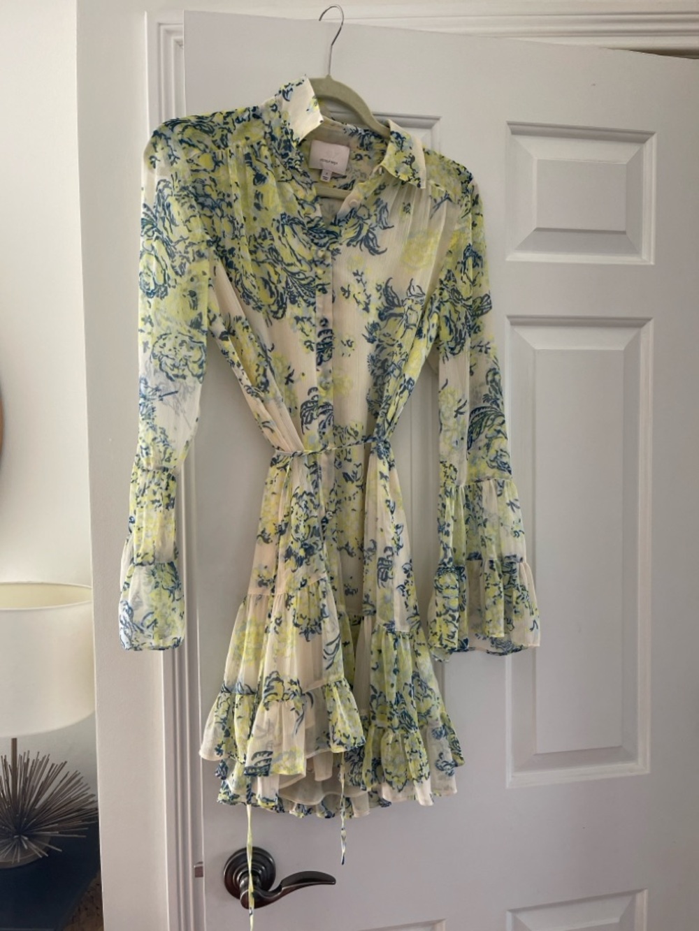 Cinq a Sept Lyra Floral Mini Shirt Dress - Picture 2 of 2